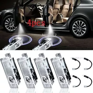4PCS Car LED Cool Laser Courtesy Puddle Lights Ambient Light For BMW 2004-2018 - Picture 1 of 15