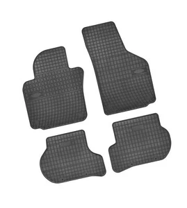 Auto-Fußmatten Gummimatten Schwarz für VW Jetta 2005 - 2010 Bef rund - Bild 1 von 5