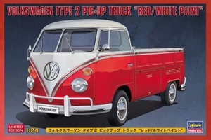 Hasegawa 20556 1/24 Volkswagen Type 2 PIC-UP Truck “Red/White Paint” scheme - Picture 1 of 7