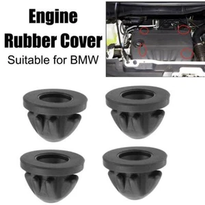 4x For BMW Engine Cover Trim Rubber Mount Grommet Bush 11127614138 Rubber H NX - Picture 1 of 12