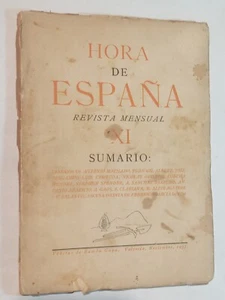 Revista Hora de España XI. Inédito Federico García Lorca - Machado Cernuda 1937 - Picture 1 of 1