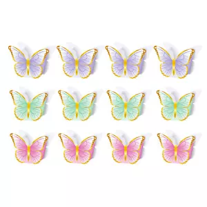 Butterfly Table Decor Butterfly Centerpieces 12 Pieces White Cardboard 20x14 Cm - Picture 1 of 8
