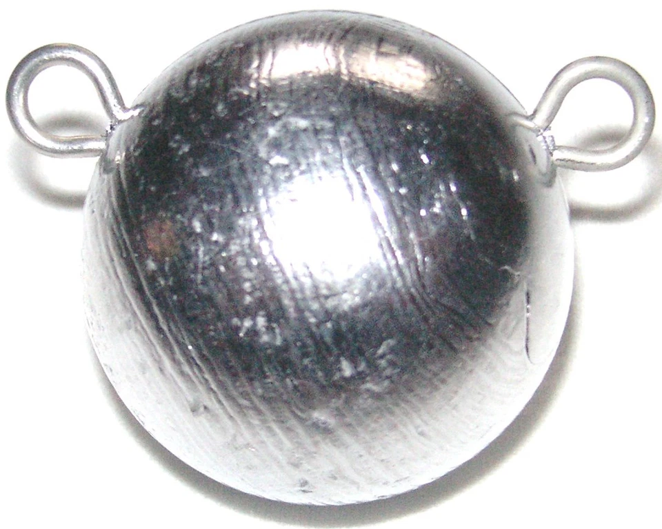 Kugelblei Doppelöse 60-800 g Schleppkugel Jigkopf Kugeljig Dorschkugel fireball - Bild 1 von 1