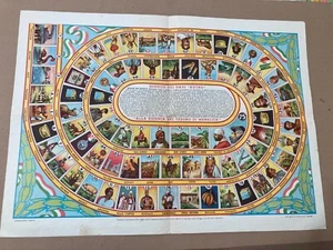 GIOCO DELL'OCA A.O.I. ABISSINA DADI NUTRO-MENELICK-E.RICCIONI MILANO 1936. - Picture 1 of 5