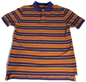 Ralph Lauren Pony gestreiftes Herren Poloshirt Gr. XL Y2K Preppy Streetwear Multi - Bild 1 von 7