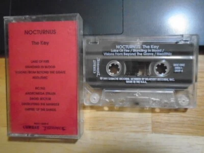 RARE PROMO Nocturnus CASSETTE TAPE The Key EARACHE Morbid Angel Massacre Death ! - Image 1 of 2