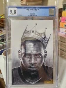Fame: LeBron James #1 CGC 9.8 2023 Exclusive Biggie Smalls Homage LTD 450 - Picture 1 of 3