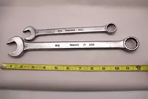 Thorsen 15/16 & 11/16” 12pt Combination Wrenches 2030 /2022 Combo Set SAE 1960s - Picture 1 of 2