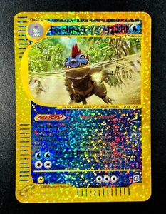 2002 Pokemon FERALIGATR Expedition REVERSE HOLO Foil Jumbo BOX TOPPER Card 2/12 - Afbeelding 1 van 3