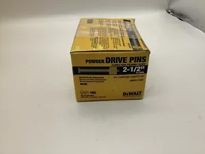 DeWalt Powder Drive Pins 2-1/2” qty 100, DDF3001550, ICC-ES ESR 2040,Zinc-plated - Picture 1 of 6