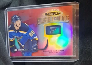 2019 Upper Deck Stature Reliance Red /45 Mackenzie MacEachern #RR-26 Rookie RC - Picture 1 of 2