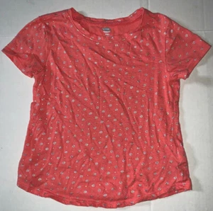 Preowned- Old Navy Polkadot Short Sleeve Shirt Girls (Size 5T) - Picture 1 of 4