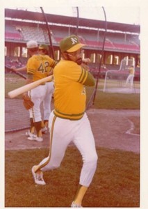 Jim Tyrone, vintage photograph, Oakland Athletics