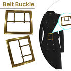 1-50pcs Large Rectangle Brass Buckle Fancy Clips Straps for Gowns Jacket Belts