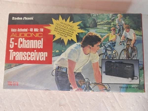 Radio Shack Voice Operated Two-Way 5-Channel 49MHZ FM Transceiver 21-410 TRC-510 - Picture 1 of 5
