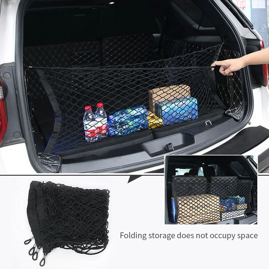 Heavy Duty Cargo Net Stretchable Universal ElasticTruck Net for Car SUV Truck Foto 1 de 4