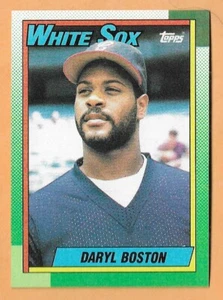 DARYL BOSTON CHICAGO WHITE SOX #524 - TOPPS NM-MT 1990 - Picture 1 of 2