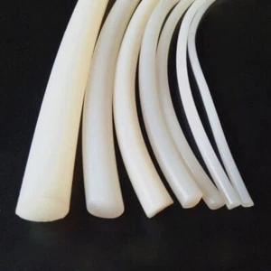Silicone Rubber Cord White Seal O Ring Cord Φ1.5mm 2mm 3mm 6mm 8mm 10mm 16mm - Picture 1 of 5
