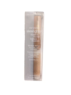 REVLON Skinlights ILLUSION WAND CONCEALER ~ MEDIUM TOUCH ~ NEW - Image 1 of 2