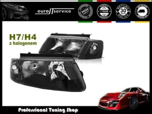Faros faros para VW Passat B5 3B 1996-2000 halógeno negro LHD - Imagen 1 de 4