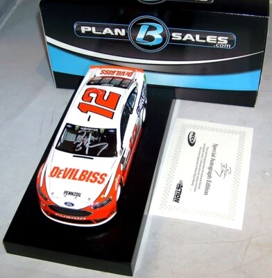 1:24 ACTION 2018 #12 CARLISLE FORD DEVILBISS RYAN BLANEY AUTOGRAPHED COA 1/60  - Image 1 of 4