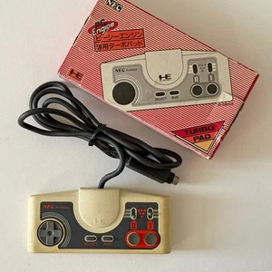 PC Engine Controller Pad w/Box PCE PI-PD002 Turbo Pad White NEC Game Japan JP - Picture 1 of 15
