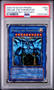 PSA 1 PR Obelisk the Tormentor GBI-002 Ultra Rare Game Boy Advance Promo YUGIOH - Picture 1 of 2