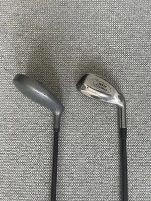 2 Vintage Utility Golf Clubs Texas Classic D Iron & Moment Power 3W - Image 1 of 4