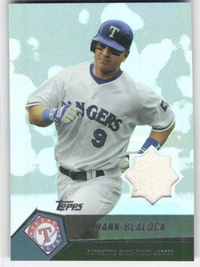 2004 Topps Clubhouse Collection #HBL Hank Blalock BASEBALL Texas Rangers - Picture 1 of 2