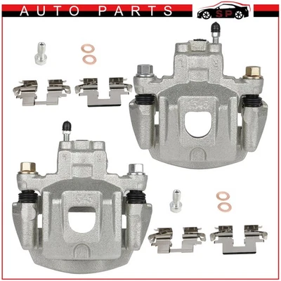 For Lexus RX330 RX350 RX400h Rear Pair Brake Calipers With Bracket - Image 1 of 4