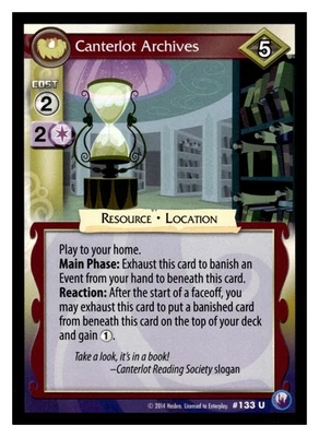 Canterlot Archives No133 2014 My Little Pony - Изображение 1 из 2