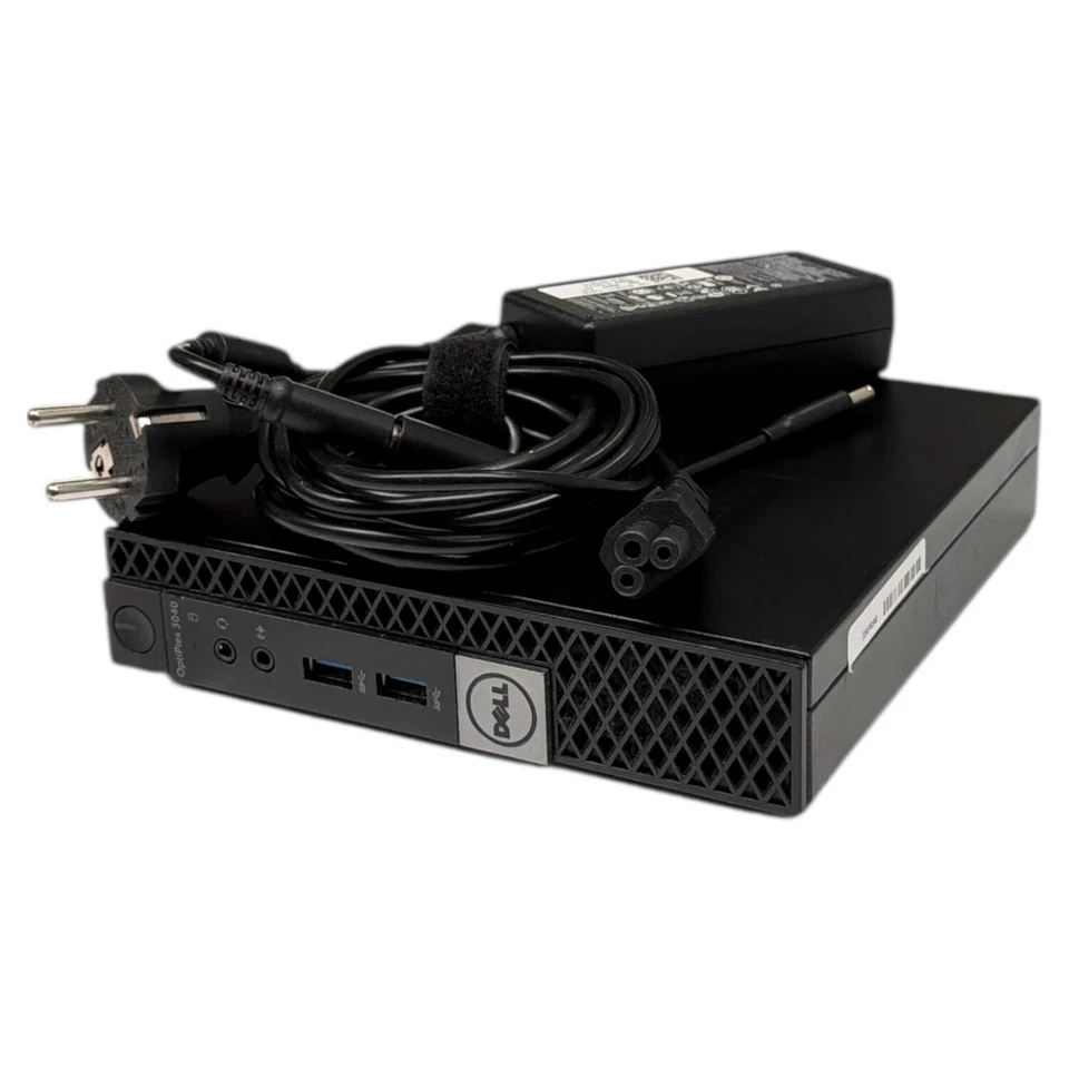 Dell Optiplex 3040 Micro i3-6100T 3,2GHz 4GB 128GB SSD Mini-PC nur 19x18x4cm - Bild 1 von 2