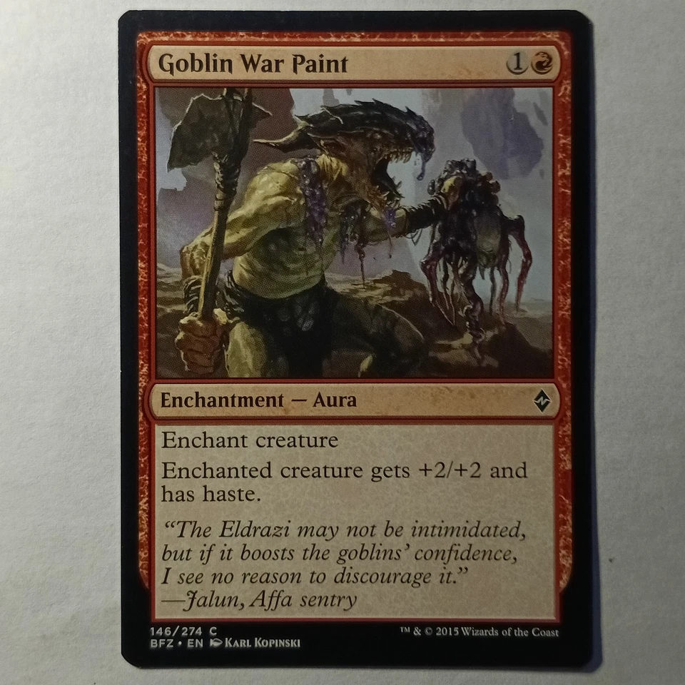 Goblin War Paint Battle for Zendikar Regular - Image 1 of 1