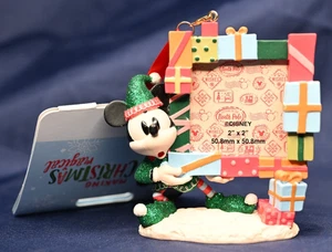 🎄 Adorno de cuaderno de bocetos marco de fotos de vacaciones de Mickey Mouse de Disney - NUEVO 🎁 - Imagen 1 de 2
