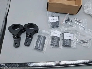 Light Bar Mount for ATV- 360° Solid Aluminum Alloy Bracket for Fog LED and... - Foto 1 di 8