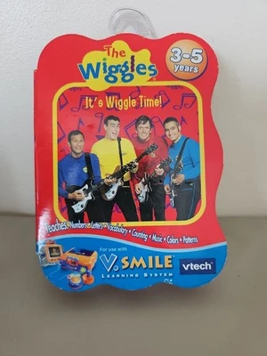 New Sealed [VTech V.Smile] The Wiggles It's Wiggle Time Smartridge set  - Image 1 of 4