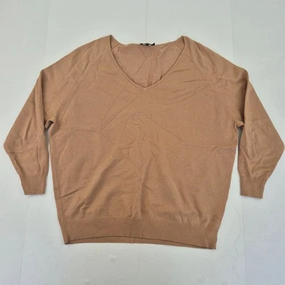 Jersey FASE OCHO Pequeño 8 10 Beige Para Mujer Cuello en V Cómodo Prendas de Punto Informal Foto 1 de 4