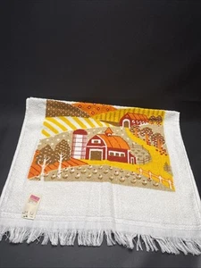 Vintage Bauernhoftiere Küchentuch Kanone Landhaus Country 90er Jahre Neu - Bild 1 von 5