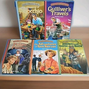 Schatzkammer illustrierter Klassiker 5 Kinderbücher Tom Sawyer, Pinocchio & mehr  - Bild 1 von 22