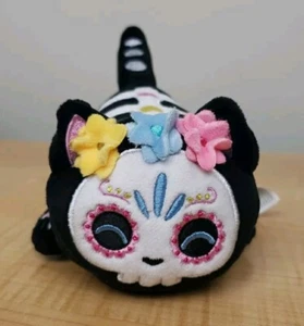 Aphmau MeeMeow Azúcar Calavera Gato Peluche Halloween Anime Esqueleto Cara de Gato 7" 2021 - Imagen 1 de 13