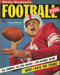 1956 Stanley Woodward's Football Magazine - Tommy McDonald, Oklahoma - Picture 1 of 2