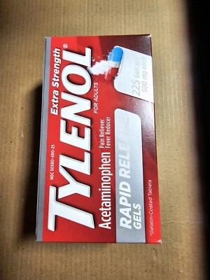 Geles de liberación rápida TYLENOL Extra Strength 500 mg con paracetamol - 225 cápsulas de gel Foto 1 de 4