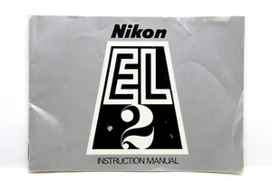 Excellent Nikon EL2 Instruction Manual #P4673 - Picture 1 of 2