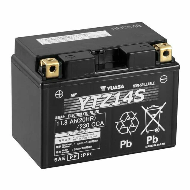 YUASA YTZ14S Motorcycle Battery