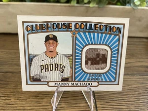 Manny Machado CAMO 2021 Topps Heritage Clubhouse Collection Relics Padres 🔥 - Picture 1 of 2