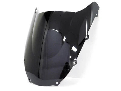 Parabrisas ABS negro doble burbuja para Kawasaki Ninja ZX9R 1998-1999 Foto 1 de 4