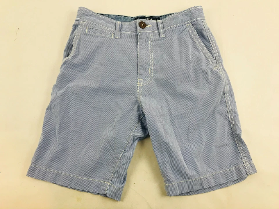 Pantalones Cortos de Jean American Eagle Outfitters Para Hombre Talla 28 Azul Rayas Active Flex Foto 1 de 4