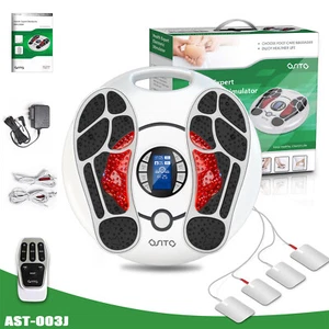 Foot Circulation Stimulator Leg Booster Device Calf Massager EMS Machine 25 Mode - Picture 1 of 12