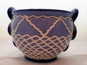 Vintage Blue and White Handmade Italian Pottery  - Picture 1 of 5