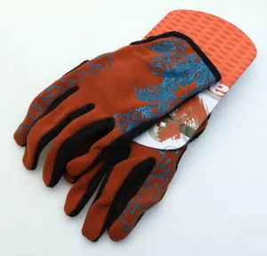 Answer Fall Line XC Pedal Women's Gloves Clay/Teal MTB NEW - Picture 1 of 2